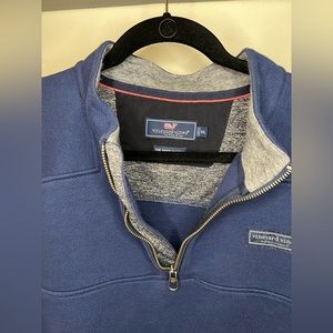 VINEYARD VINES - MENS - 1/4 ZIP COLLEGIATE SHEP SHIRT - BIG & TALL - XXL